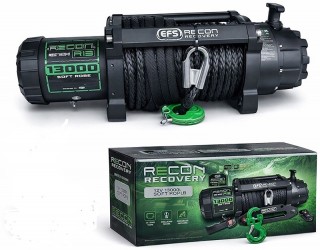 Лебёдка 13000LBS RECON 12в с синтетическим тросом